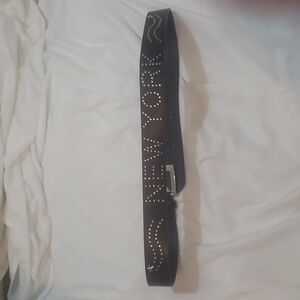 y2k rhinestone "new york" belt